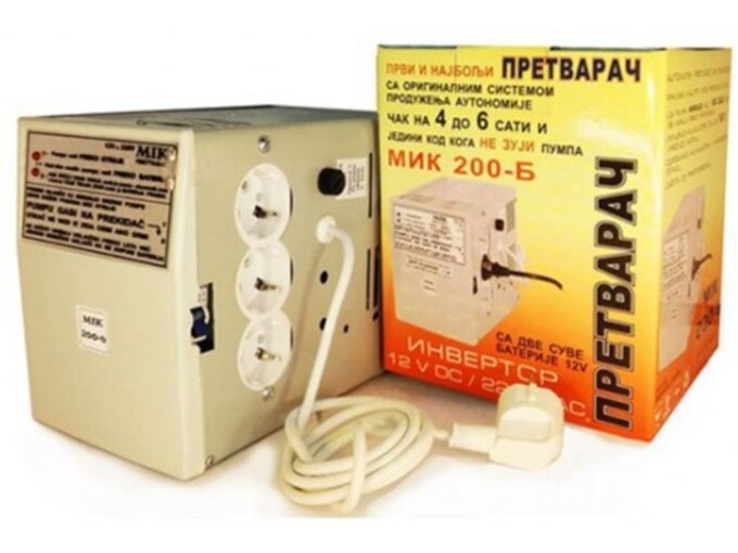 Nero pretvarač napona sa baterijom MIK 200-B