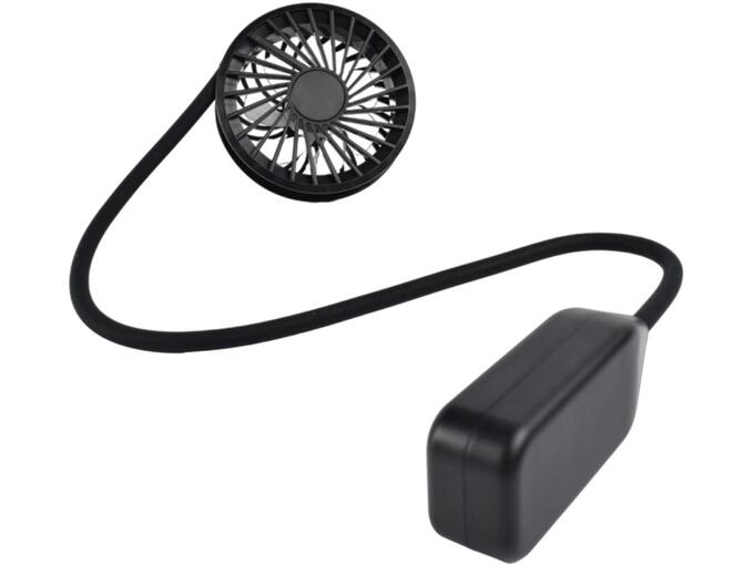 USB ventilator crni