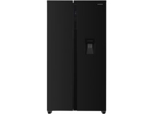 Heinner Side by side frižider HSBS-H439NFBKWDE++ 439 l NoFrost inverter crni sa dispanzerom