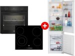 Beko Ugradna Ploča Hic 64502 T + Beko Ugradna rerna BBIR17300BCS + Beko Ugradni frižider BCHA275E4SN